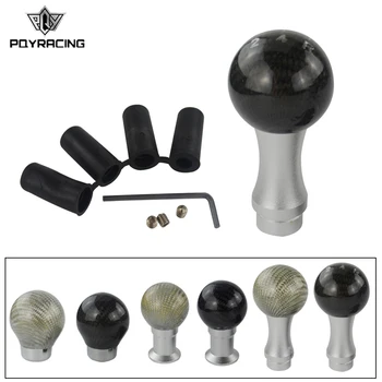 Universal Real Carbon Fiber BALL Lever Shifter Stick Aluminum Gear knob Manual Transmission Aluminum Gear Shift Knob PQY-GSK07
Universal Real Carbon Fiber BALL Lever Shifter Stick Aluminum Gear knob Manual Transmission Aluminum Gear Shift Knob PQY-GSK07