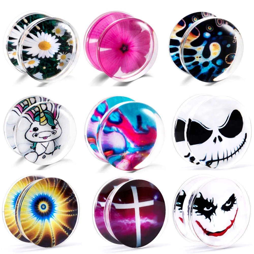 JUNLOWPY Acrylic Transparent Fashion Ear Plugs Flesh Tunnels Piercing Cartilage Earring Expander Gauges Kit Body Jewelry 2pcs
JUNLOWPY Acrylic Transparent Fashion Ear Plugs Flesh Tunnels Piercing Cartilage Earring Expander Gauges Kit Body Jewelry 2pcs