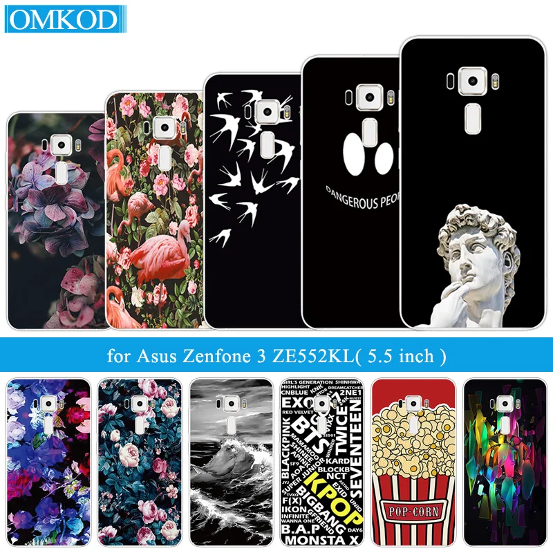 Для Asus Zenfone 3 ZE552KL ZE520KL Max ZC550KL Ультратонкий Мягкий ТПУ силиконовый задний Чехол