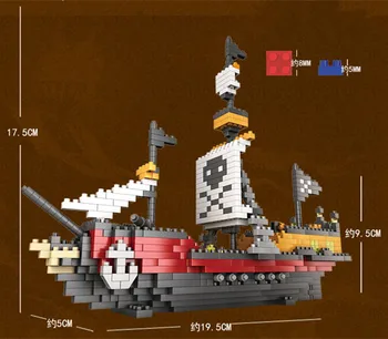 780pcs Building blocks small particles assembled toys boy pirate ship model 3-6-8 years old children's educational toys
780pcs Building blocks small particles assembled toys boy pirate ship model 3-6-8 years old children's educational toys