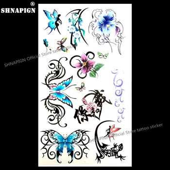 SHNAPIGN Butterfly Elf Temporary Tattoo Body Art Arm Flash Tattoo Stickers 17*10cm Waterproof Fake Henna Painless Tattoo Sticker
SHNAPIGN Butterfly Elf Temporary Tattoo Body Art Arm Flash Tattoo Stickers 17*10cm Waterproof Fake Henna Painless Tattoo Sticker