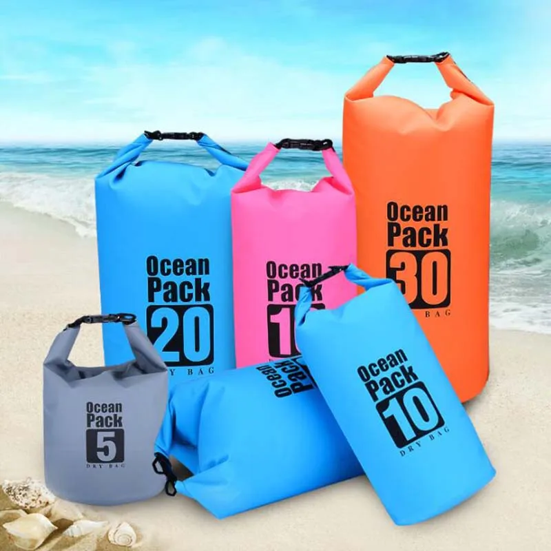 PVC Waterproof Dry Bag 5L 10L 20L 30L Outdoor Diving Foldable Storage Man Women Beach Swimming Bag Rafting River Ocean backpack
PVC Waterproof Dry Bag 5L 10L 20L 30L Outdoor Diving Foldable Storage Man Women Beach Swimming Bag Rafting River Ocean backpack