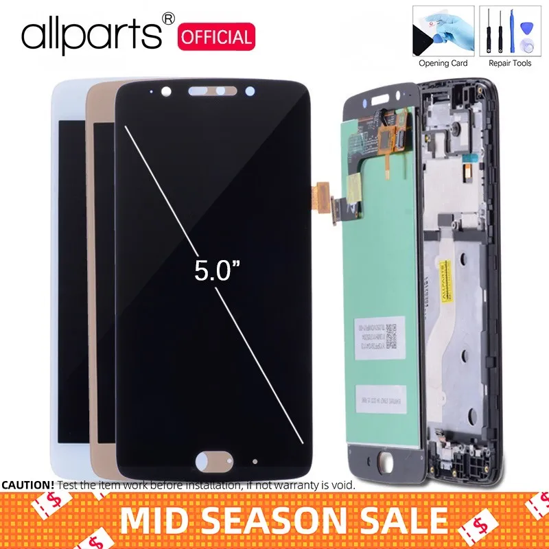 Original LCD For Motorola Moto G5 LCD Display Touch Screen with Frame Replacement Screen for Moto G5 Display XT1672 XT1676
Original LCD For Motorola Moto G5 LCD Display Touch Screen with Frame Replacement Screen for Moto G5 Display XT1672 XT1676