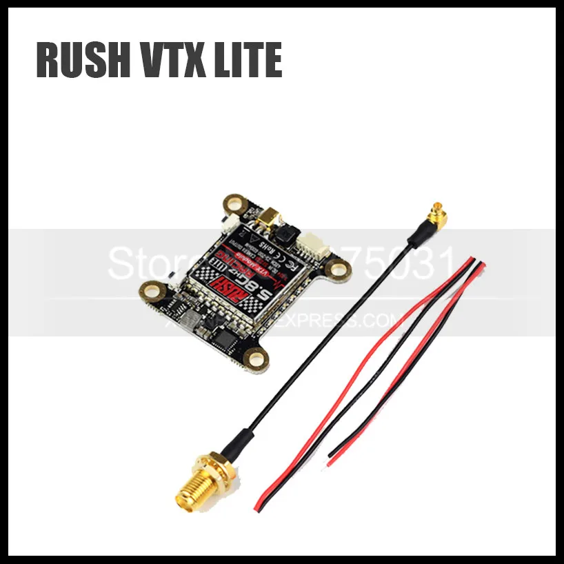 

RUSH Racing VTX LITE 5.8G 48CH 25mW/200mW/600mW Switchable AV Transmitter RaceBand / LowRace for Flytower RC FPV Multicopter