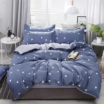 3/4 pcs Geometric Striped Comforter Bedding Sets Polyester Super King Bed Linings Duvet Cover Bed Sheet Cover Set Pillowcases
3/4 pcs Geometric Striped Comforter Bedding Sets Polyester Super King Bed Linings Duvet Cover Bed Sheet Cover Set Pillowcases