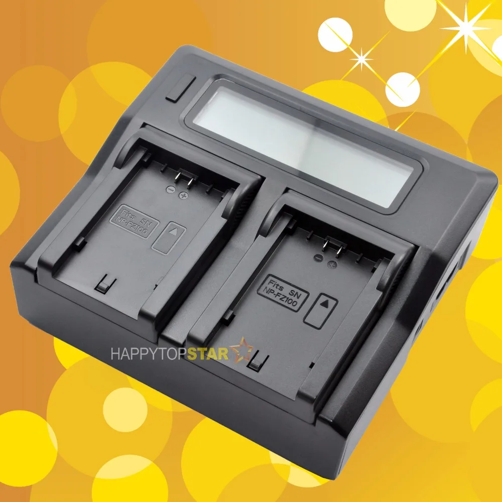 Dual Double Digital LCD Fast Quick Charger for SONY NP-FZ100 FZ100 Battery BC-QZ1 Charger ILCE-9 A7 R III A7RIII a7r3 A9 A7RM3
Dual Double Digital LCD Fast Quick Charger for SONY NP-FZ100 FZ100 Battery BC-QZ1 Charger ILCE-9 A7 R III A7RIII a7r3 A9 A7RM3