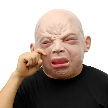 Halloween Party Crying Face Scary Latex Mask Funny Toy Horror Creepy Cosplay Masquerade Party Evil Masks Adult Mask
Halloween Party Crying Face Scary Latex Mask Funny Toy Horror Creepy Cosplay Masquerade Party Evil Masks Adult Mask