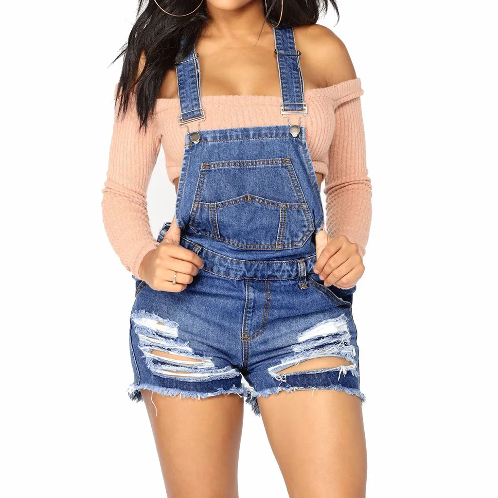 Womail Casual Button Camisole Solid High Waist Summer Short Jumpsuit denim overalls women plus size overalls for women 2019
Womail Casual Button Camisole Solid High Waist Summer Short Jumpsuit denim overalls women plus size overalls for women 2019
