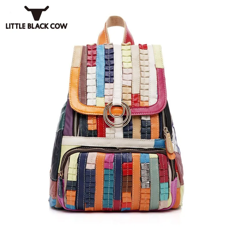 New Fashion Woman Travel Backpack High Quality Leather Colorful Female Backpack Streetwear Casual Splice School Backpacks
New Fashion Woman Travel Backpack High Quality Leather Colorful Female Backpack Streetwear Casual Splice School Backpacks