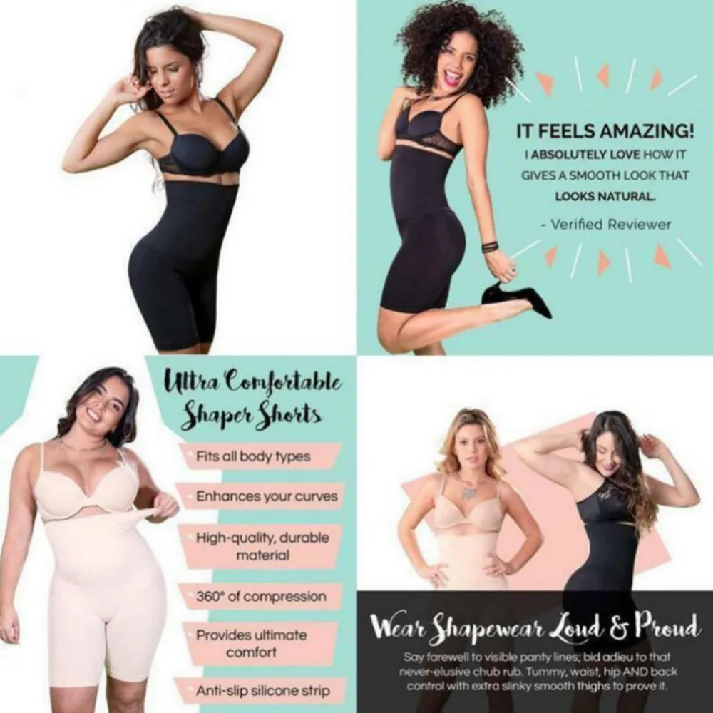 Fashion Women's Shapermint Empetua All Every Day High-Waisted Shorts Pants Women Body Shaper Effective Control Panty
Fashion Women's Shapermint Empetua All Every Day High-Waisted Shorts Pants Women Body Shaper Effective Control Panty