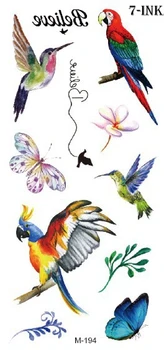 Waterproof Temporary Tattoo sticker butterfly Hummingbirds parrot color birds tattoo Water Transfer fake tatoo for men women
Waterproof Temporary Tattoo sticker butterfly Hummingbirds parrot color birds tattoo Water Transfer fake tatoo for men women