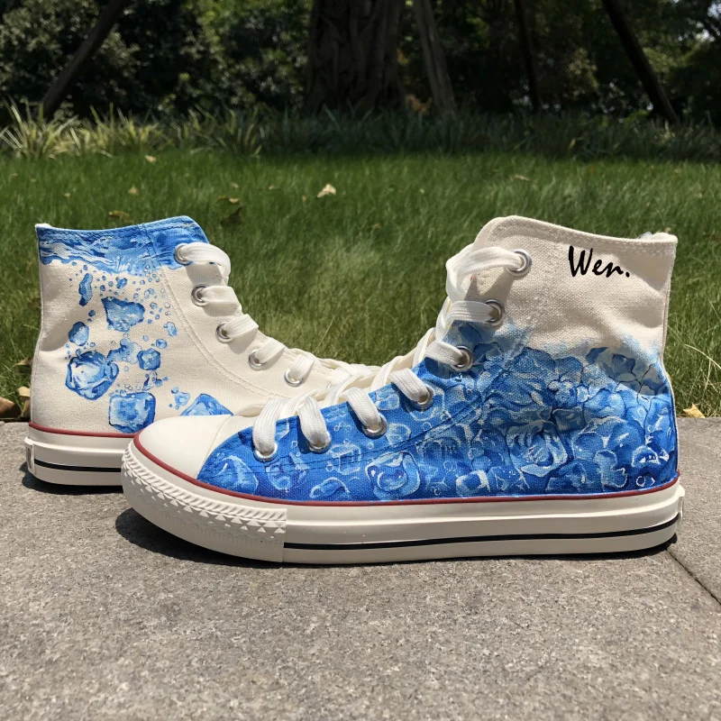Wen Original Shoes Design Custom Hand Painted Sneakers Ice Cube White High Top Men Women's Canvas Sneakers
Wen Original Shoes Design Custom Hand Painted Sneakers Ice Cube White High Top Men Women's Canvas Sneakers