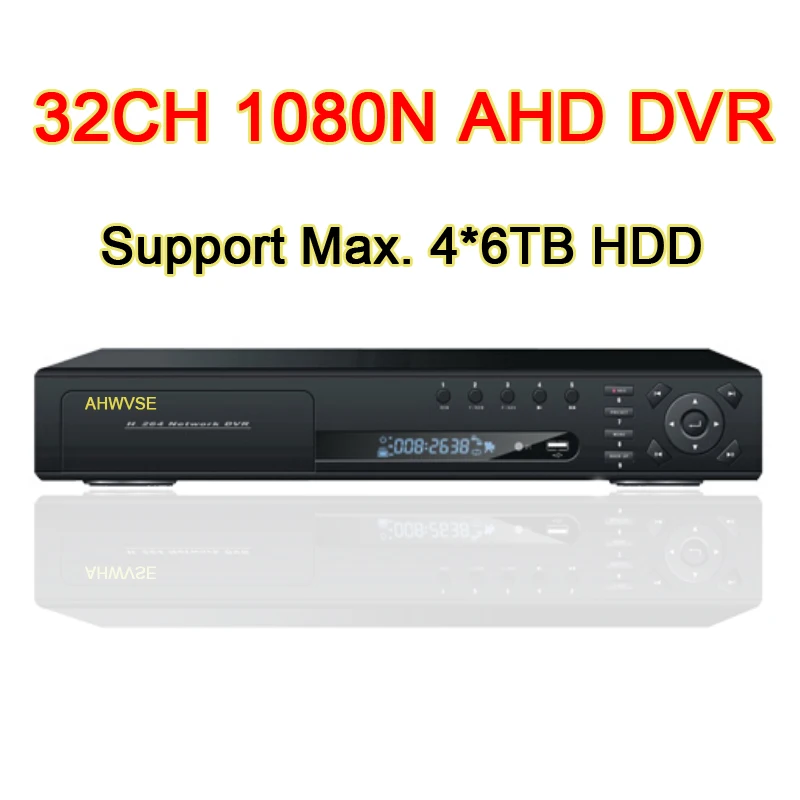 5in1 AHD XVR 32CH 1080N AHD DVR Digital Video Recorder 32 Channel AHD+TVI+CVI+IP+Analog Support Max. 4pcs 6TB HDD
5in1 AHD XVR 32CH 1080N AHD DVR Digital Video Recorder 32 Channel AHD+TVI+CVI+IP+Analog Support Max. 4pcs 6TB HDD