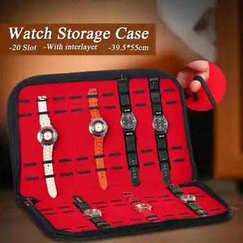 20 Slot PU Leather Watch Case Zip Lock Watch Display Box Black Leather Jewelry Storage Case Organizer
20 Slot PU Leather Watch Case Zip Lock Watch Display Box Black Leather Jewelry Storage Case Organizer