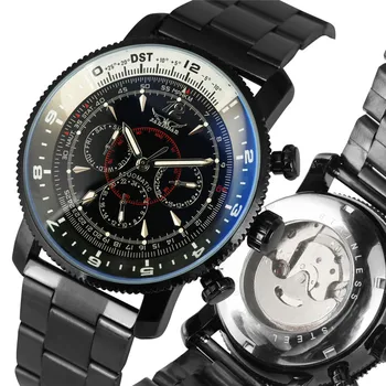 Automatic Mechanical Watches Self Wind for Men Practical Luminous Skeleton Large Dial with Calendar Mechanical wristwatches
Automatic Mechanical Watches Self Wind for Men Practical Luminous Skeleton Large Dial with Calendar Mechanical wristwatches