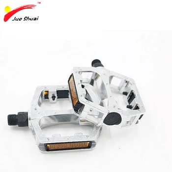 JS Aluminum Alloy Silver Ultralight 9/16 inch Bike Rockbros Pedals With Yellow Reflector BMX Bicicleta MTB Bike Bicycle Parts 
JS Aluminum Alloy Silver Ultralight 9/16 inch Bike Rockbros Pedals With Yellow Reflector BMX Bicicleta MTB Bike Bicycle Parts