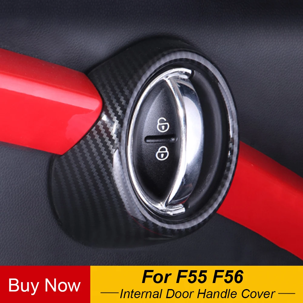 Internal Door Handle Real Carbon Fiber Decorative Outer Sticker Cover Housing For MINI Cooper One F55 F56 Hatchback Accessories
Internal Door Handle Real Carbon Fiber Decorative Outer Sticker Cover Housing For MINI Cooper One F55 F56 Hatchback Accessories