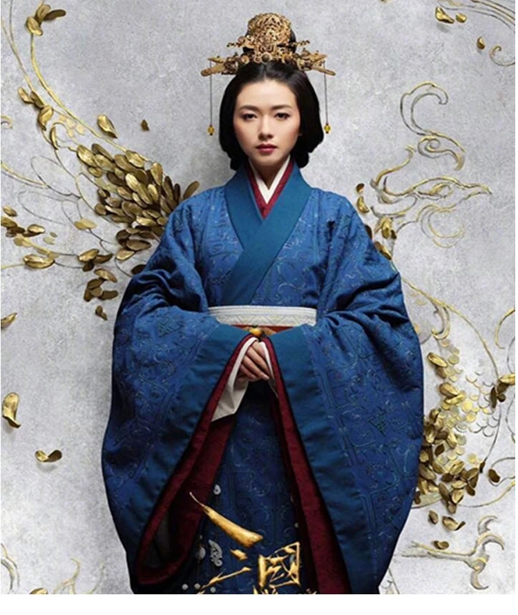 Secret of the Three Kingdoms императрица Ван Цянь женский костюм ханьфу хвостового синего цвета 2018 новая ТВ-игра
Secret of the Three Kingdoms императрица Ван Цянь женский костюм ханьфу хвостового синего цвета 2018 новая ТВ-игра