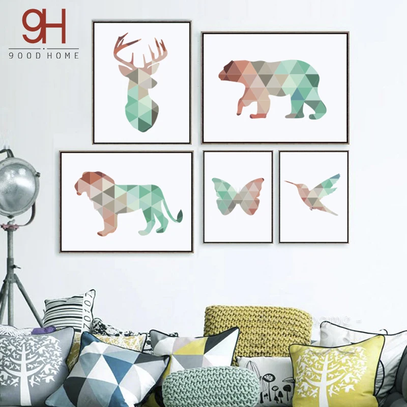 Geometric Animals Canvas Art Print Painting Poster, Giclee Print Wall Pictures For Home Decoration,Deer Wall Decor FA237
Geometric Animals Canvas Art Print Painting Poster, Giclee Print Wall Pictures For Home Decoration,Deer Wall Decor FA237