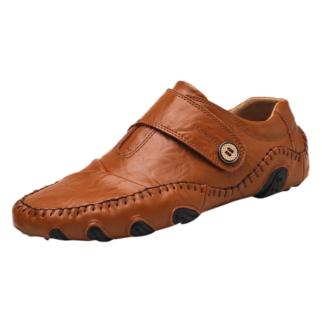 Fashion Men's Breathable Round Toe Leather Shoes Leisure Wild Hook&Loop Shoes Sneakers Men Casual Shoes Size 38-46
Fashion Men's Breathable Round Toe Leather Shoes Leisure Wild Hook&Loop Shoes Sneakers Men Casual Shoes Size 38-46