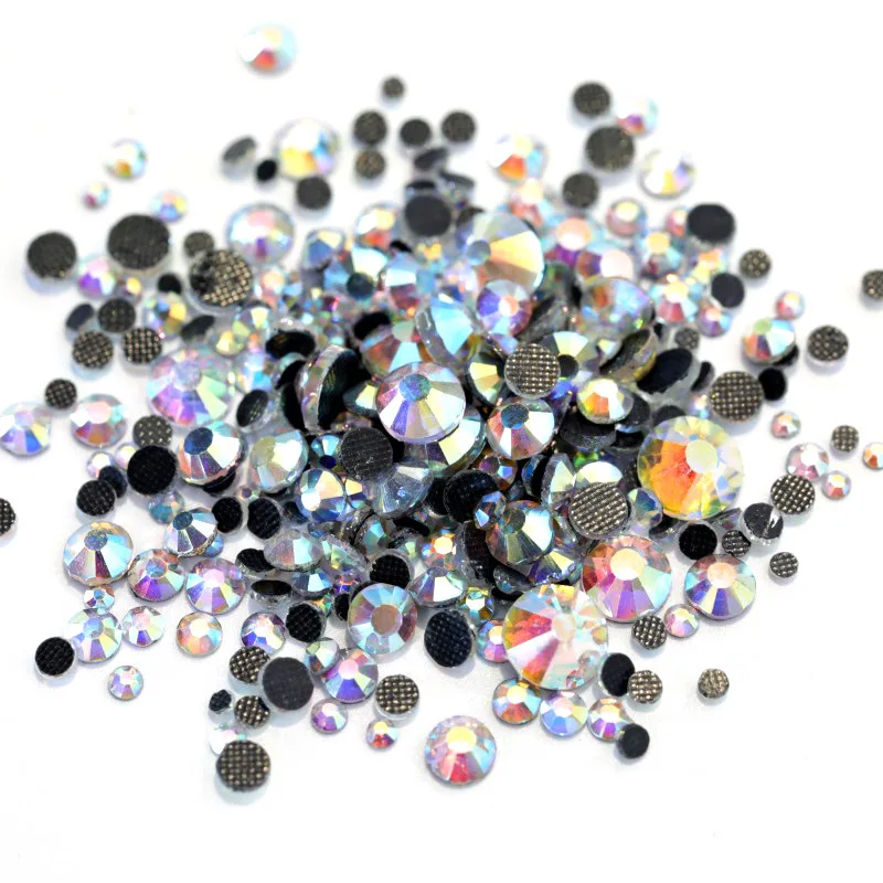 DMC SS6 - SS30 Shining Crystal AB Rhinestone Iron on Stones Flatback Glass Strass Hot Fix Rhinestones DIY Apparel Sewing
DMC SS6 - SS30 Shining Crystal AB Rhinestone Iron on Stones Flatback Glass Strass Hot Fix Rhinestones DIY Apparel Sewing
