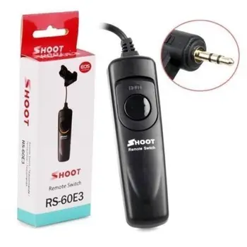 

SHOOT RS-60E3 Shutter Release Remote Control Cord for Canon EOS 1300D 1100D 1200D 1000D 100D 350D 500D 550D 600D 650D 700D 750D