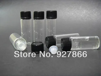10pcs Lot 5ml Clear Glass Bottles/Vials with PP Screw lid and stopper insert, NEW & EMPTY containers, sample screw vials
10pcs Lot 5ml Clear Glass Bottles/Vials with PP Screw lid and stopper insert, NEW & EMPTY containers, sample screw vials