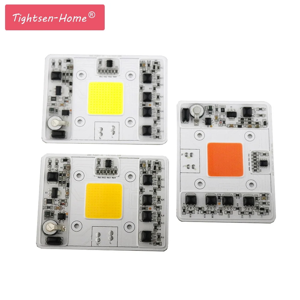 50W LED COB Lamp Chip AC 220V 110V Smart IC Driver Fit For DIY LED Floodlight Spotlight White Warm Full Spectrum 5 year warranty
50W LED COB Lamp Chip AC 220V 110V Smart IC Driver Fit For DIY LED Floodlight Spotlight White Warm Full Spectrum 5 year warranty