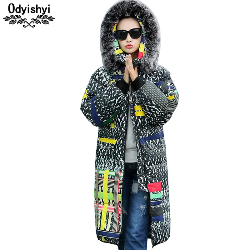 Winter Jackets Women Long Thicker Padded Jacket Parka Fashion Hooded Warm Big fur collar Down Cotton Coat Female Large size H268
Winter Jackets Women Long Thicker Padded Jacket Parka Fashion Hooded Warm Big fur collar Down Cotton Coat Female Large size H268