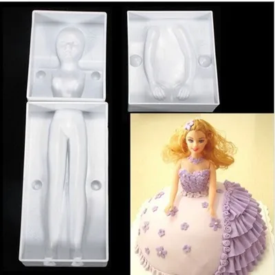 Image The Women Lady  Mannequin Baking Mold Fondant Cake Mold Sugar Arts Fimo Clay DIY Cake Mold Doll Cake Mold