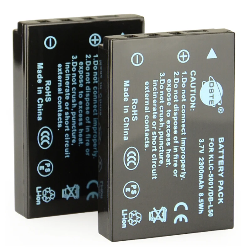 Аккумуляторная батарея DSTE для KODAK EasyShare P880 z730 Z7590 Z760 2 шт. | Электроника