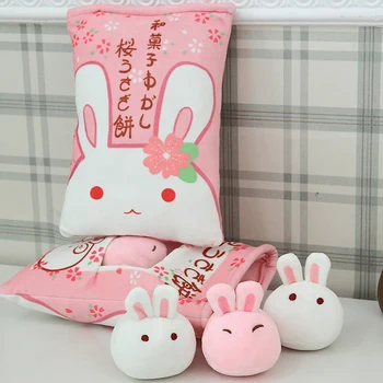 30x20cm small size a bag of rabbit plush toy simulation snack throw pillow kawaii pink sakura rabbit plush creative toys fof kid
30x20cm small size a bag of rabbit plush toy simulation snack throw pillow kawaii pink sakura rabbit plush creative toys fof kid