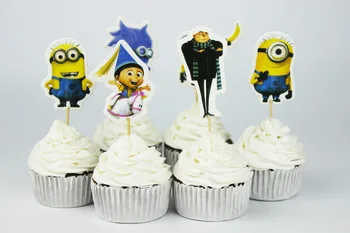 Despicable Me Gru minion Cupcake Topper Picks,birthday/wedding party decorations,kids evnent party favors,Party decoration
Despicable Me Gru minion Cupcake Topper Picks,birthday/wedding party decorations,kids evnent party favors,Party decoration