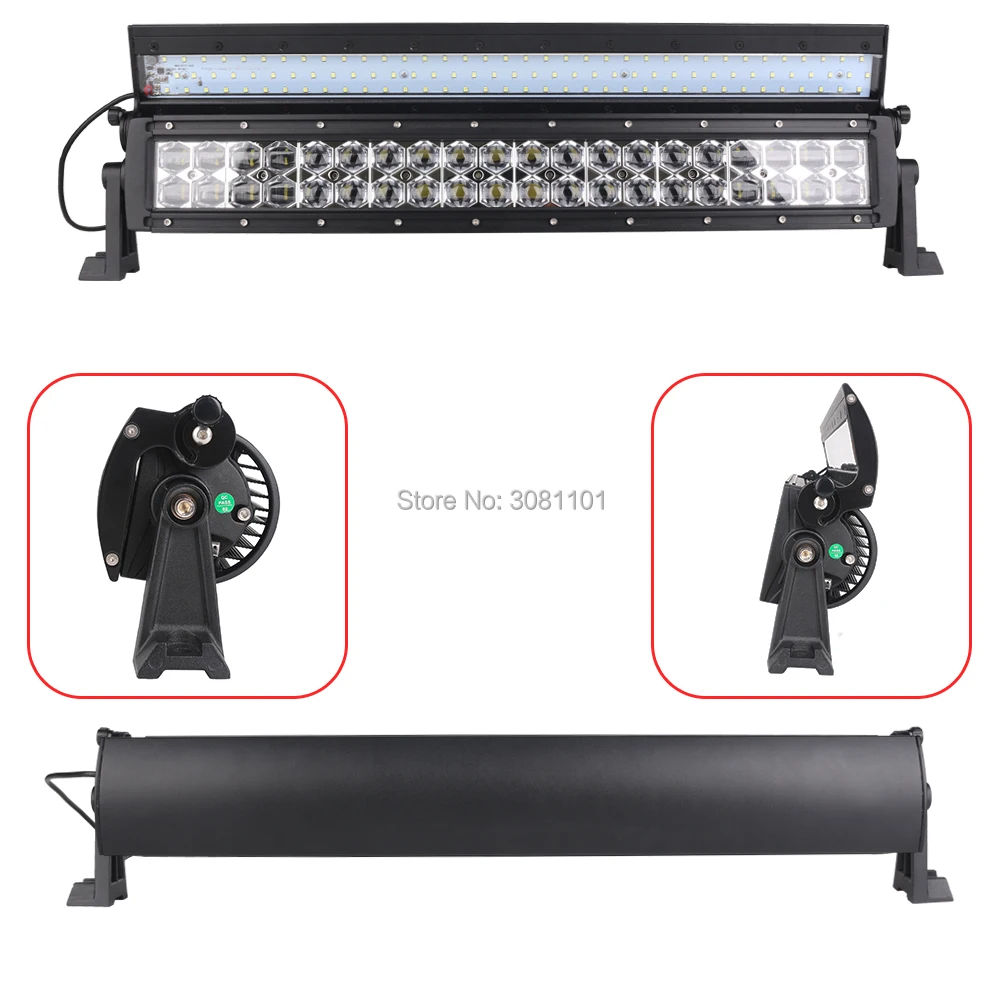 22inch Double Row Projector Straight Fliptable LED Light Bar for SUV, ATV, UTV, 4 x 4, Sand rails, Cars, Truck, Trailer
22inch Double Row Projector Straight Fliptable LED Light Bar for SUV, ATV, UTV, 4 x 4, Sand rails, Cars, Truck, Trailer