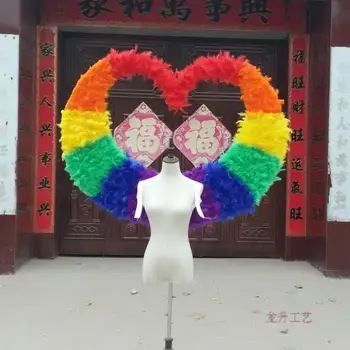 Seven rainbow angel wings Automobile Exhibition stage performance Displays shooting props pure handmade EMS free shipping
Seven rainbow angel wings Automobile Exhibition stage performance Displays shooting props pure handmade EMS free shipping