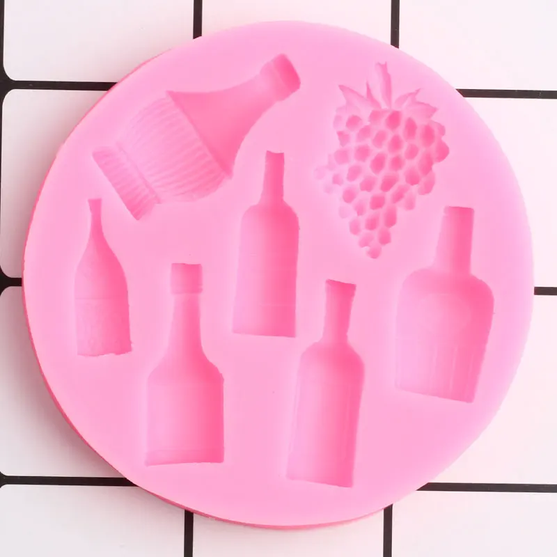 3D Grape Silicone Mold Flower Vase Bottle Chocolate Fondant Mold DIY Party Cake Decorating Tools Soap Polymer Clay Candy Mould
3D Grape Silicone Mold Flower Vase Bottle Chocolate Fondant Mold DIY Party Cake Decorating Tools Soap Polymer Clay Candy Mould