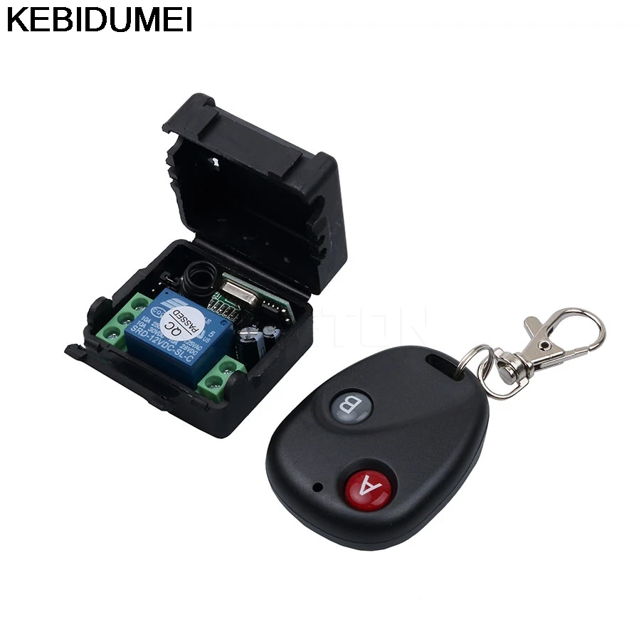 1pc Hot Remote Switch Wireless Universal Remote Control DC 12V Button RF switch Telecomando Transmitter Receiver system 433MHz
1pc Hot Remote Switch Wireless Universal Remote Control DC 12V Button RF switch Telecomando Transmitter Receiver system 433MHz