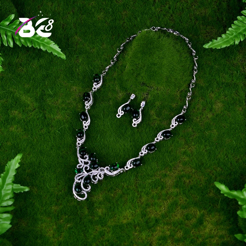 Be 8 AAA+ CZ Wedding Jewelry Sets for Women Geometric Design Green Color Necklaces Pendant Stud Earrings for Women Gift S058
Be 8 AAA+ CZ Wedding Jewelry Sets for Women Geometric Design Green Color Necklaces Pendant Stud Earrings for Women Gift S058