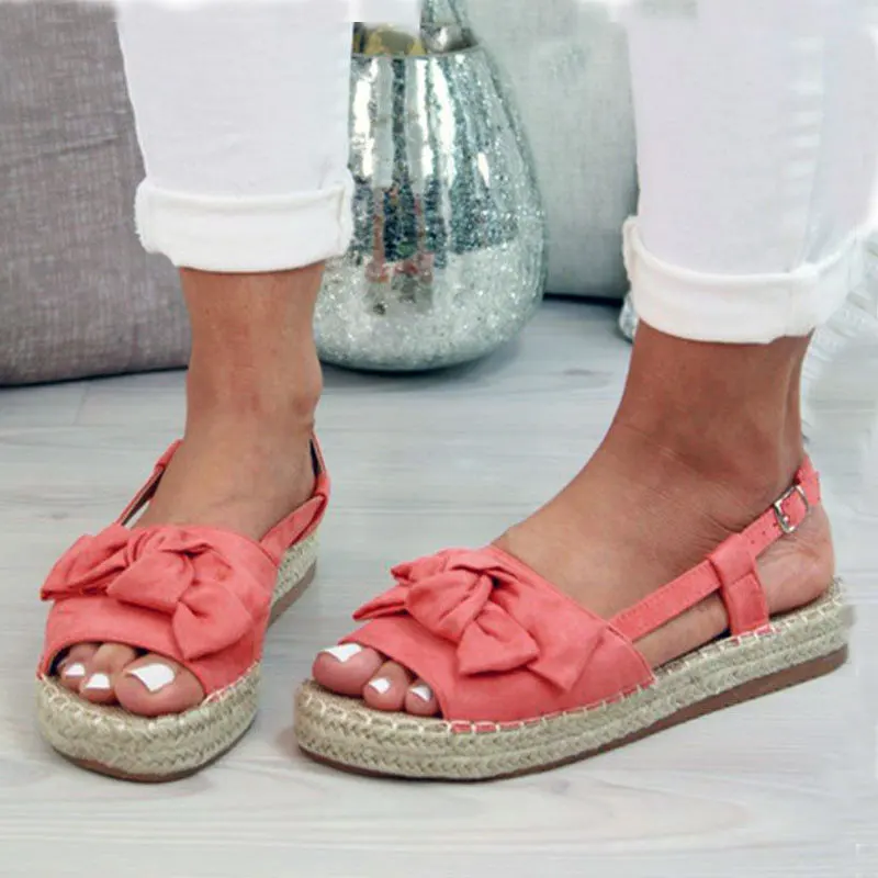 Wedges Sandals Womens Summer Shoes Woman Platform Hemp Flats Sandals WIth Bow 2019 New Ladies Sandals Femme Casual Shoes
Wedges Sandals Womens Summer Shoes Woman Platform Hemp Flats Sandals WIth Bow 2019 New Ladies Sandals Femme Casual Shoes
