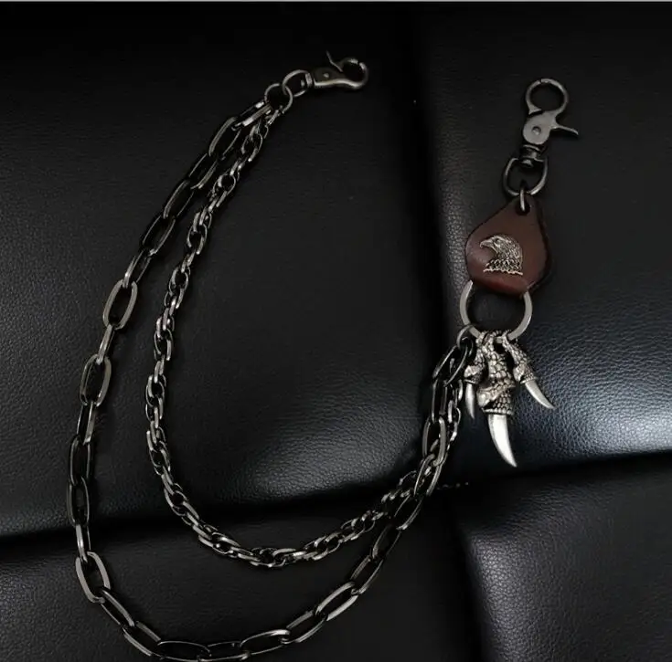 Personality retro punk pants chain men's tide self-defense accessories jeans denim wallet chain anti-theft chain
Personality retro punk pants chain men's tide self-defense accessories jeans denim wallet chain anti-theft chain