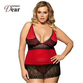Comeondear Sexi Woman Lingerie Erotic Lingerie Porno Costumes Full Body Tights Lingerie Mesh RB80014 V-Neck Baby Dolls Caliente 
Comeondear Sexi Woman Lingerie Erotic Lingerie Porno Costumes Full Body Tights Lingerie Mesh RB80014 V-Neck Baby Dolls Caliente