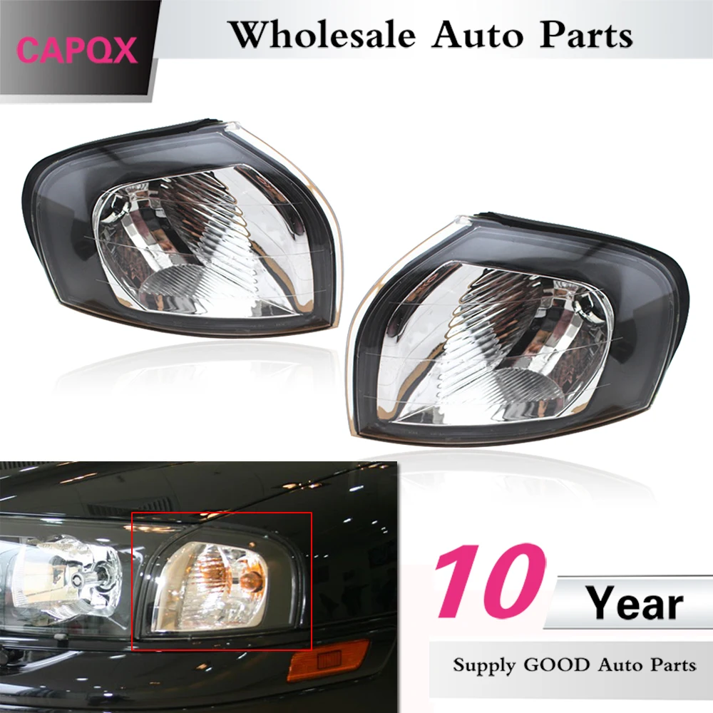

CAPQX Front Side Fender Light For Volvo S80 1999 2000 2002 2005 2006 Corner turn light headlight Marker Turn light Signal lamp