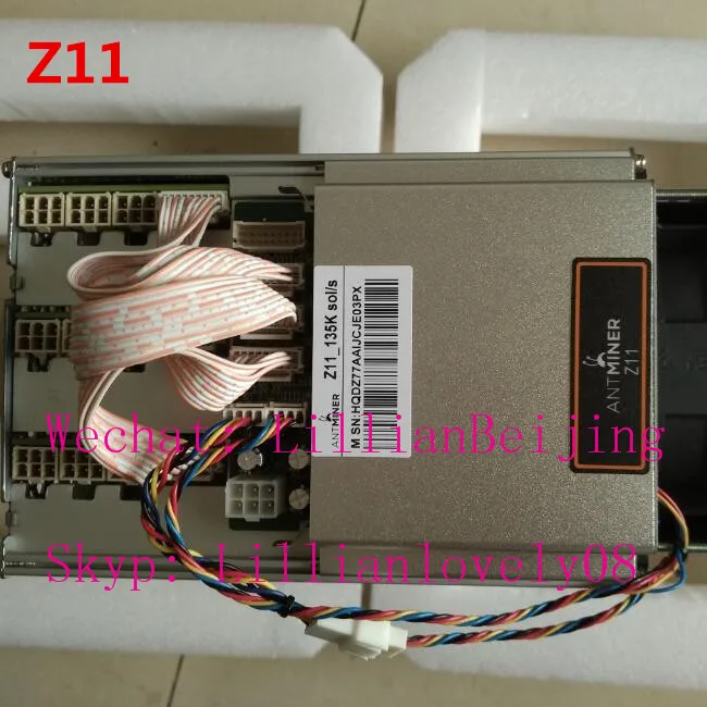 Aug 20-30th AntMiner Z11e 70k miner Equihash miner Zcash ZEC BTG mining machine from bitmain Z11e 70ksol/s
Aug 20-30th AntMiner Z11e 70k miner Equihash miner Zcash ZEC BTG mining machine from bitmain Z11e 70ksol/s