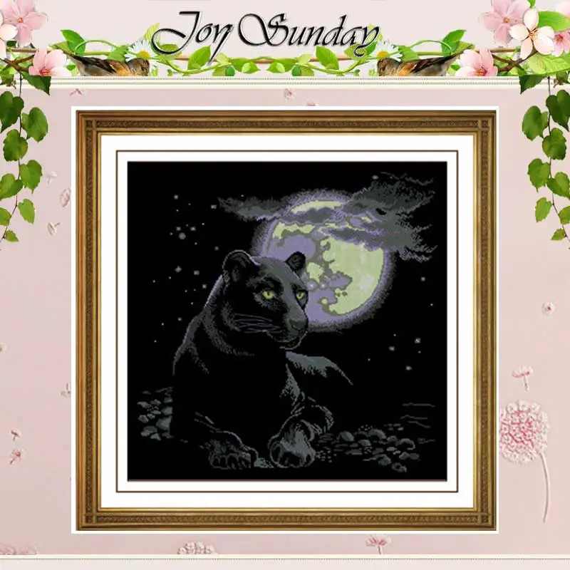 Needlework ,The moonlight Counted Cross Stitch 14CT Black Blank Canvas Animals Cross-stitch Kits DIY Set for Embroidery Stitch
Needlework ,The moonlight Counted Cross Stitch 14CT Black Blank Canvas Animals Cross-stitch Kits DIY Set for Embroidery Stitch