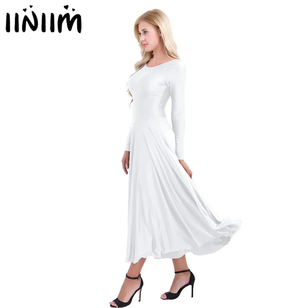 Womens Adult Polyester Loose Fit Worship Praise Liturgical Full Dance Dress Gymnastics Leotard Ballerina Dance Evening Dress
Womens Adult Polyester Loose Fit Worship Praise Liturgical Full Dance Dress Gymnastics Leotard Ballerina Dance Evening Dress