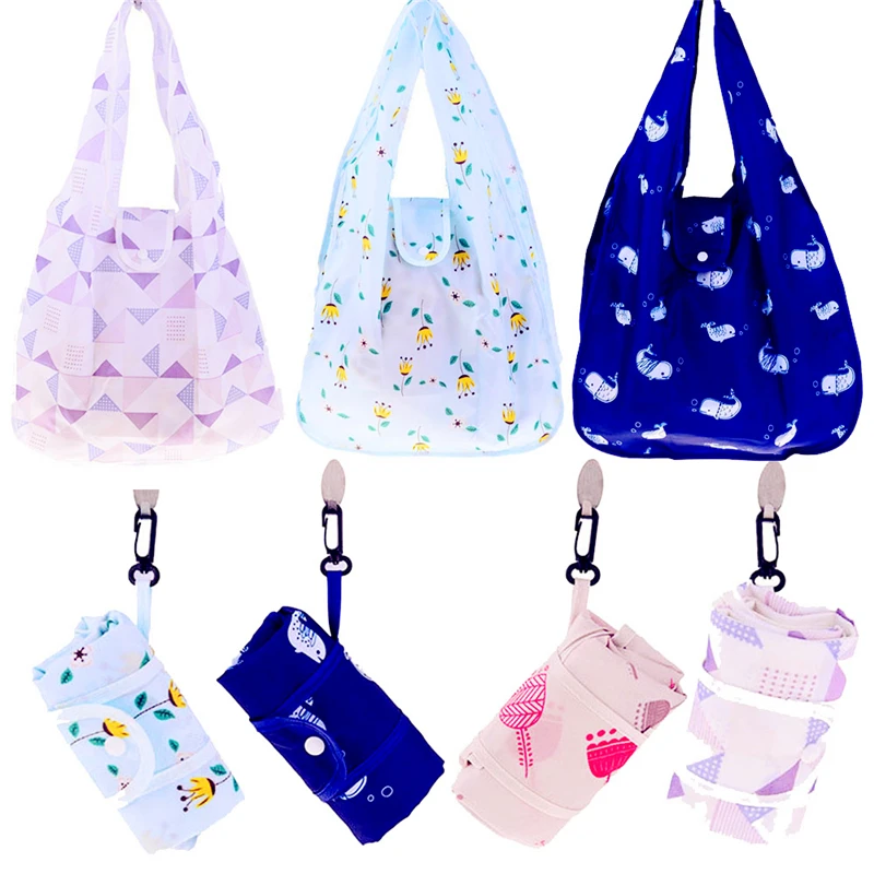 ISKYBOB Printing Foldable Shopping Bag Large Eco Reusable Portable Shoulder Handbag for Travel Grocery Waterproof Folding Pouch
ISKYBOB Printing Foldable Shopping Bag Large Eco Reusable Portable Shoulder Handbag for Travel Grocery Waterproof Folding Pouch