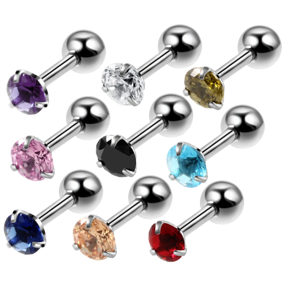 3pcs/lot Steel Orelha Cartilage Helix Tragus Barbell Earrings Round Shape Crystal Gem Labret Stud Earrings Piercing Jewelry 16G
3pcs/lot Steel Orelha Cartilage Helix Tragus Barbell Earrings Round Shape Crystal Gem Labret Stud Earrings Piercing Jewelry 16G