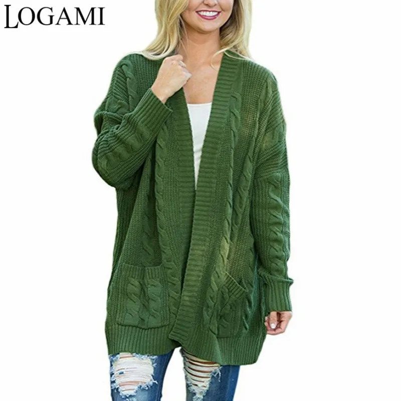LOGAMI Cardigan Women Long Sleeve Autumn Winter Casual Sweater And Cardigans Female Jersey Mujer
LOGAMI Cardigan Women Long Sleeve Autumn Winter Casual Sweater And Cardigans Female Jersey Mujer