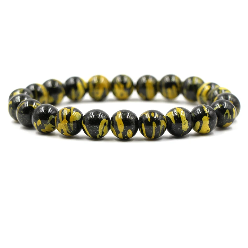 2019 new 10mm glass beads single circle men and women fashion charm elastic bracelet factory direct
2019 new 10mm glass beads single circle men and women fashion charm elastic bracelet factory direct