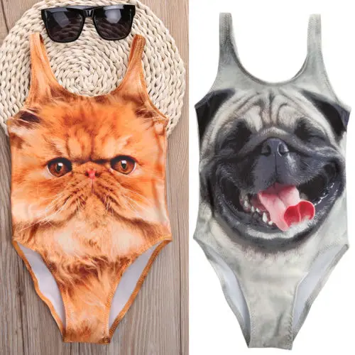 2017 Kid Girl One-Piece Bikini Monokini Swimwear printed Cartoon Cute Animal Dog Cat Swimming Bathing Suit Swimsuit fused 3-10Y
2017 Kid Girl One-Piece Bikini Monokini Swimwear printed Cartoon Cute Animal Dog Cat Swimming Bathing Suit Swimsuit fused 3-10Y